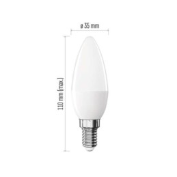 LED pirn Basic küünal E14 / 8.8 W (60 W) / 806 lm / Soe valge