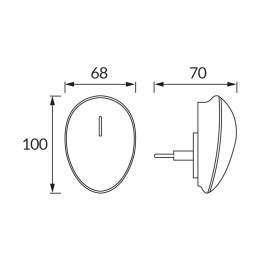 Langaton ovikello Baso 230V