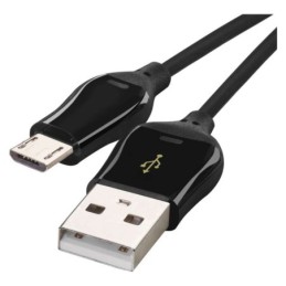 USB-A 2.0 / Micro USB-B 2.0 charging cable black 1m