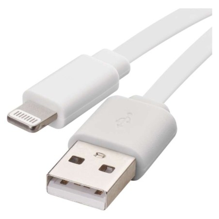 Кабель для зарядки Lightning Mfi USB-A 2.0 белый 1 м