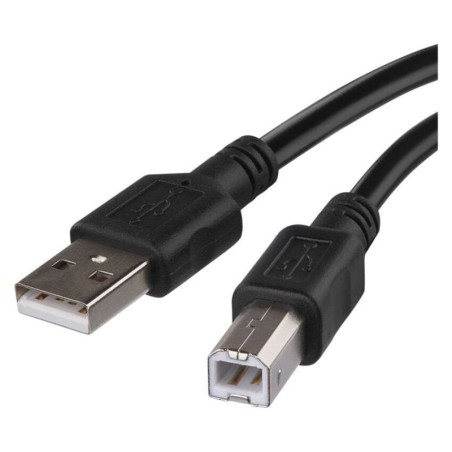 Įkrovimo ir jungiamasis kabelis USB-A 2.0 / USB-B 2.0 juodas 2 m