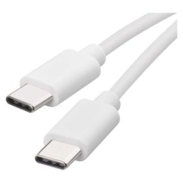 USB kabelis 2.0 USB-C / USB-C baltas 1 m