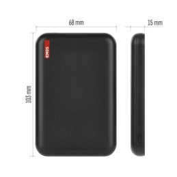 Wireless powerbank WI 5000 mAh 20W black