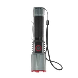 USB-ladattava LED-taskulamppu metallista 1200 lm 2200 mAh tarkennuksen kanssa