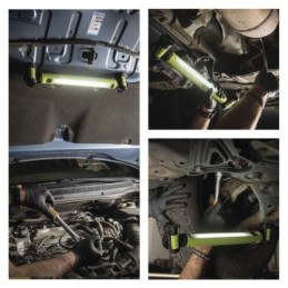 Powerful COB LED rechargeable work lamp 1000 lm 2600 mAh IP43