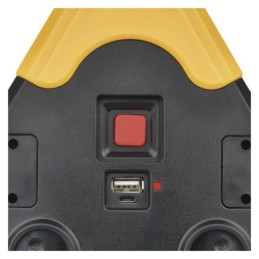 Rechargeable LED warning triangle with battery