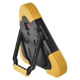 Rechargeable LED warning triangle with battery