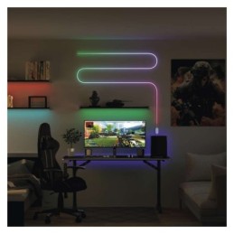 LED nauha RGBIC NEON 3 m 24 W himmennettävä WiFi GoSmart