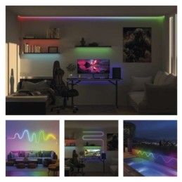 LED juosta RGBIC NEON 5 m 33 W dimmerdatav WiFi GoSmart