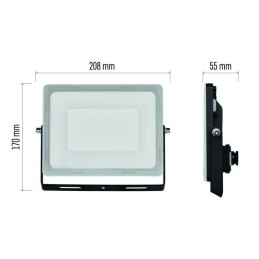 ILIO 51W IP65 4600lm LED floodlight