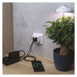 Aдаптер 1x USB A USB C 15w