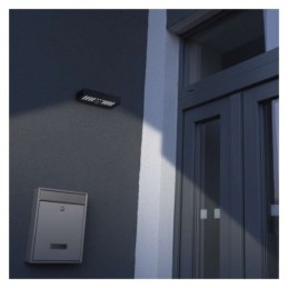 LED wall light solar 900 lm with PIR sensor neutral white