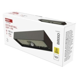 LED seinavalgusti solar 900 lm PIR anduriga neutraalne valge