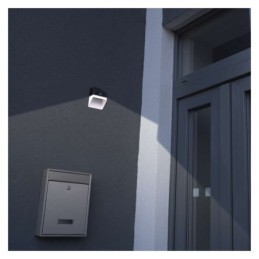 Wall luminaire with solar panel 220 lm PIR neutral white