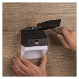 Wall luminaire with solar panel 220 lm PIR neutral white