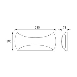 Светодиодный герметичный светильник enduro 12W 2C белый нейтральный белый