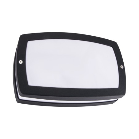 House number LED light Solina l 8W black neutral white