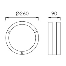 Majanumbri LED-valgusti Solina l 7,5 W hall neutraalne valge