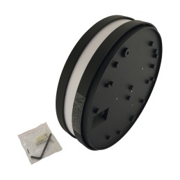 Majanumbri LED valgusti Solina l 7,5 W must neutraalne valge