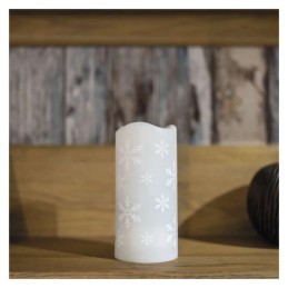 LED-kynttiläprojektori USB (lumihiutaleet)