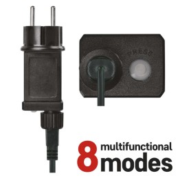 LED light curtain 400, 8 operating modes, with hooks 2,9 x 2m, IP44