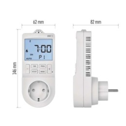 GoSmart pistikupesa termostaat digitaalse taimeri funktsiooniga 3680W WiFi