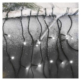 LED valguskardinad jääpurikad 3.6m / õue- ja siseruumidesse / külm valge / 8 režiimi