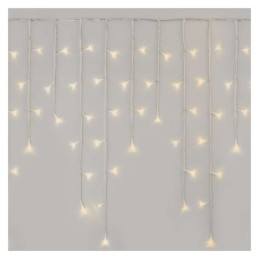 LED valguskardinad jääpurikad 5m / pult / õue- ja siseruumidesse / soe valge / 8 režiimi