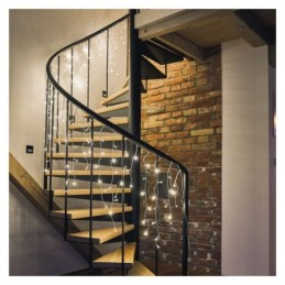 LED valguskardinad jääpurikad 5m / pult / õue- ja siseruumidesse / soe valge / 8 režiimi