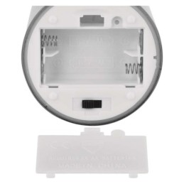 Dekoratyvinė LED vaškinė žvakė stiklo indelyje, 3 vnt. / 6xAA / šilta balta / laikmatis