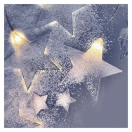 LED šviesos užuolaidos raidės  45x84 cm / skirtos naudoti lauke ir patalpose / šilta balta šviesa