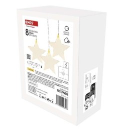 LED šviesos užuolaidos raidės  45x84 cm / skirtos naudoti lauke ir patalpose / šilta balta šviesa