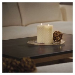 Dekoratiivne LED vahaküünal 17cm 2 tk. / 2xAAA / soe valge / taimer