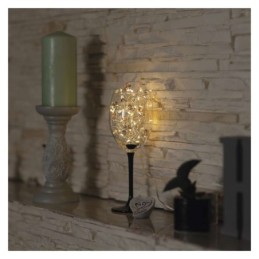 LED dekoratyvinė girlianda 1,2 m / 3xAA / šilta balta / laikmatis