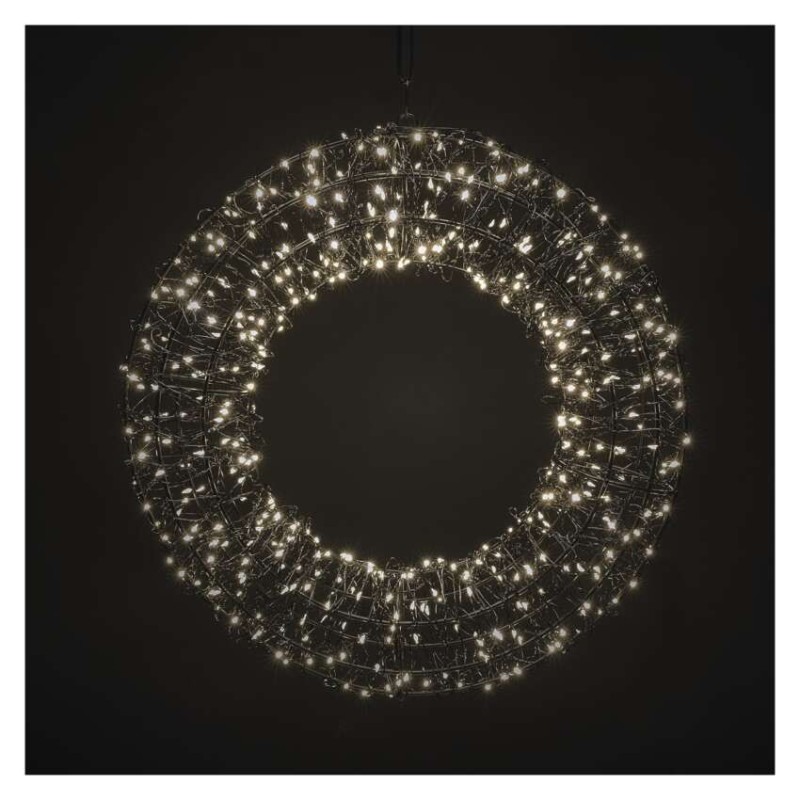 LED Kalėdų girlianda 480 LED / skirtas naudoti lauke ir patalpose / šilta balta šviesa