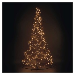 LED valgustusega jõulupuu 180cm / õue- ja siseruumidesse / soe valge