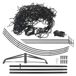 LED valgustusega jõulupuu 180cm / õue- ja siseruumidesse / soe valge