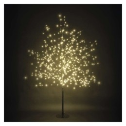LED valgustusega puu 120cm / õue- ja siseruumidesse / soe valge / taimer