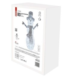 LED eglutė 82 cm / lauko ir vidaus naudojimui / šalta balta / laikmatis