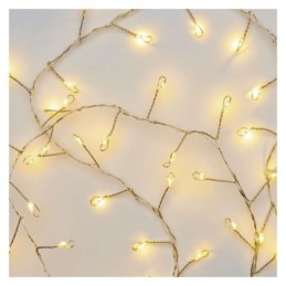 LED jõuluvalguskett nano - siil 2.4m / 3xAA / soe valge / taimeriga / siseruumidesse