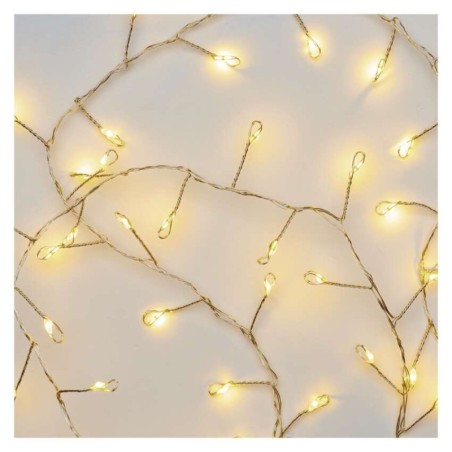 LED jõuluvalguskett nano - siil 2.4m / 3xAA / soe valge / taimeriga / siseruumidesse