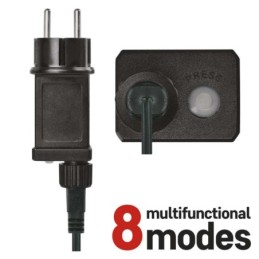 LED valguskardin 2.9x1.5m / õue- ja siseruumidesse / soe valge / 8 režiimi