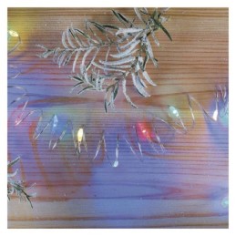 LED jõulunanokett mitmevärviline 1.9m / 2xAA / taimer / siseruumidesse