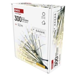 LED nano šviesos grandinė 5,2 m / vidaus / šilta balta / laikmatis