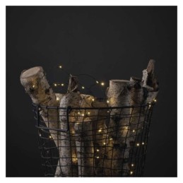 Roheline LED jõulunanokett 7.5m / õue- ja siseruumidesse / soe valge / taimer