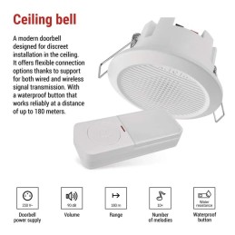 Wired Wireless Doorbell P57103 built in