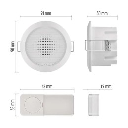 Wired Wireless Doorbell P57103 built in