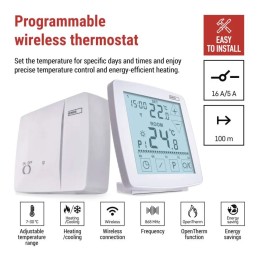 Программируемый беспроводной комнатный термостат OpenTherm P56A11