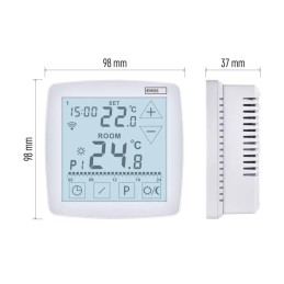 Programmable wired WiFi GoSmart floor thermostat P56S01F