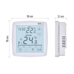 Programuojamas laidinis OpenTherm kambario termostatas P56A02